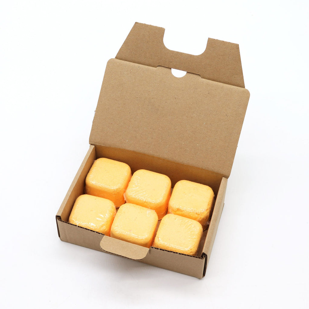 Revitalise Shower Steamers - orange, bergamot and litsea cubeba shower steamer set