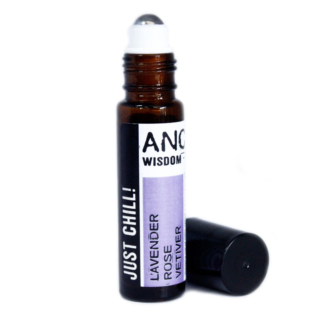 Unwind Essential Oil Roll-On - lavender, rose and vetiver blend