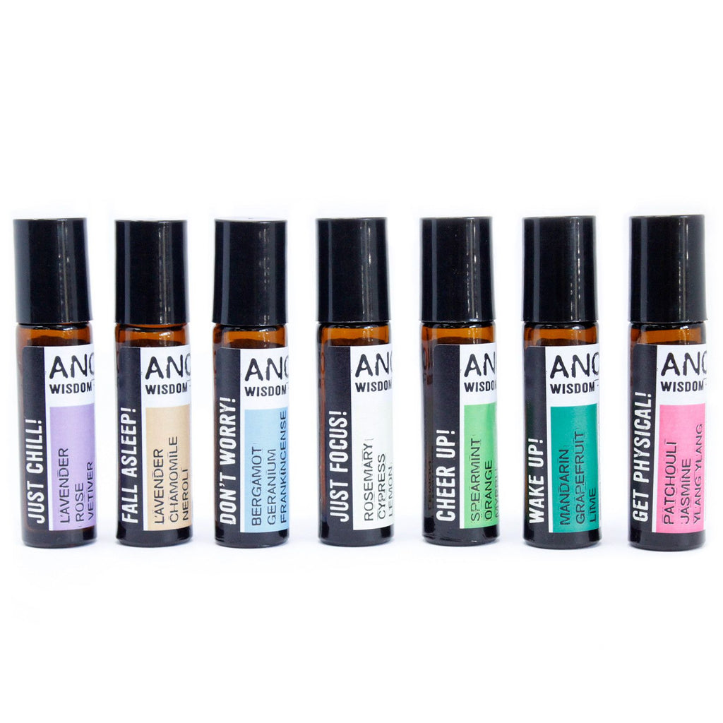Unwind Essential Oil Roll-On - lavender, rose and vetiver blend