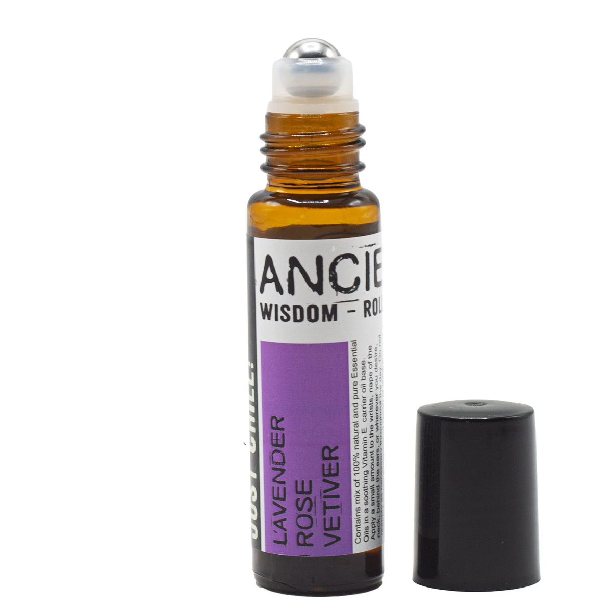 Unwind Essential Oil Roll-On - lavender, rose and vetiver blend